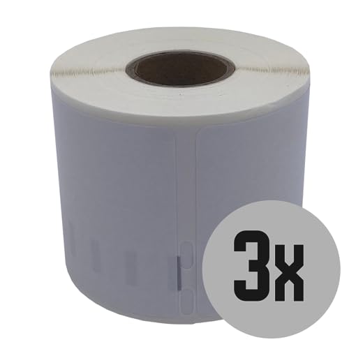DULA Etiketten - Kompatibel mit Dymo Compatible labels - Weiß - 99015 - S0722440 - Grote multifunctionele etiketten - 3 rollen - 54 x 70 mm - 320 labels per rol DULA Etiketten - Kompatibel mit Dymo Compatible labels - Weiß - 99015 - S0722440 - Grote multifunctionele etiketten - 3 rollen - 54 x 70 mm - 320 labels per rol von DULA