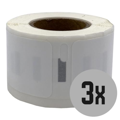 DULA Etiketten - Kompatibel mit Dymo Compatible labels - Weiß - 1976411 - 2112283 - Duurzame smalle adresetiketten - 3 rollen - 25 x 54 mm - 160 labels per rol von DULA