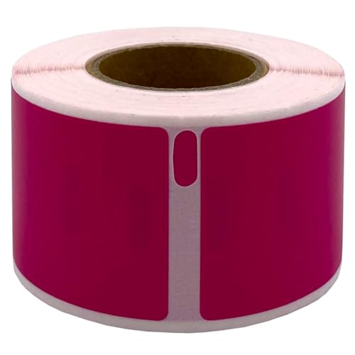 DULA Etiketten - Kompatibel mit Dymo Compatible labels - Roze - 99010 - S0722370 - Adresetiketten - 1 rol - 28 x 89 mm - 130 labels per rol DULA Etiketten - Kompatibel mit Dymo Compatible labels - Roze - 99010 - S0722370 - Adresetiketten - 1 rol - 28 x 89 mm - 130 labels per rol von DULA