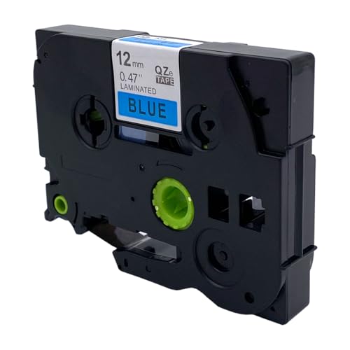 DULA Etikettenband - Kompatibel mit Brother P-Touch Tze-531 - 1 Stück - Schwarz auf blau - 12mm x 8m DULA Etikettenband - Kompatibel mit Brother P-Touch Tze-531 - 1 Stück - Schwarz auf blau - 12mm x 8m von DULA