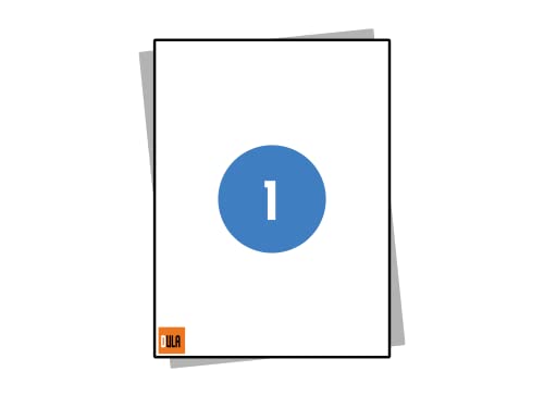 DULA Labels - Stickerbogen A4-1 Sticker pro Bogen - 210 x 297 mm - 100 Bogen DULA Labels - Stickerbogen A4-1 Sticker pro Bogen - 210 x 297 mm - 100 Bogen von DULA