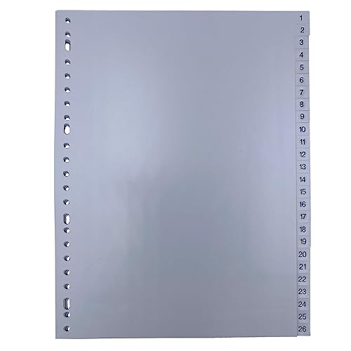 DULA Tabs - 1 bis 52 - A4-23 Löcher von DULA