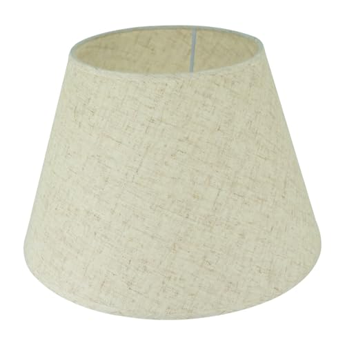 DULEE Φ 12" Einfache Tischleuchten Lampenschirm Nachttisch Lampenschirm Wandleuchte Lampenschirme,Leinen (Top)18*(Height)20cm*(Bottom)30cm von DULEE