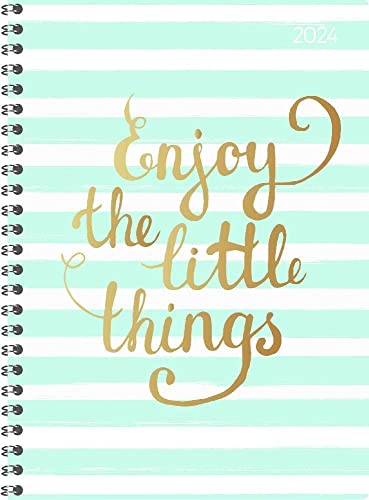 Ladytimer Ringbuch Little Things - Taschenkalender A5 - Kalender 2024 - Alpha Edition-Verlag - Eine Woche auf 2 Seiten - Buchplaner mit Platz für Notizen - Format 15 cm x 21 cm von DUMONT