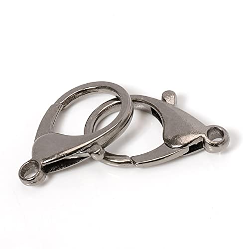 DUNGS 10 Stück 35mm Großer Metall Karabinerverschluss Für DIY Schmuckherstellung Schlüsselanhänger Schlüsselanhänger Haken Zubehör Liefert von DUNGS