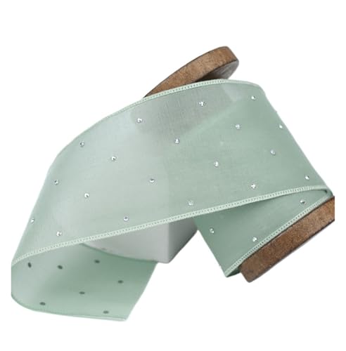 DUNSBY Geschenkband 9–10 Yards 38 mm einfarbiges Band mit Schleife, Haarschmuck, Material, Blumen-Kuchenverpackung(Color10) von DUNSBY