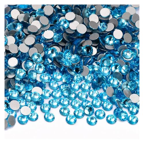 Hotfix Strasssteine 1440 Stück SS6-SS20 Glaskristall Nicht Hotfix Strasssteine ​​Flatback Glitzersteine ​​Nail Art Dekorationen(Green,SS20(4.6-4.8mm)) von DUNSBY