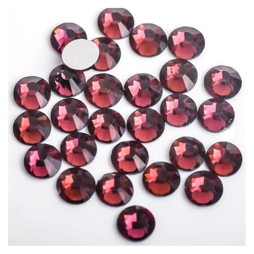 Hotfix Strasssteine Crystal Nail Art Nicht Hotfix Strasssteine ​​Mondnacht Flache Rückseite Strass Glas Strass for Nail Art(Amethyst,SS16-1440pcs) von DUNSBY