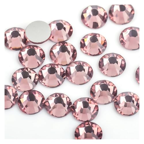 Hotfix Strasssteine Crystal Nail Art Nicht Hotfix Strasssteine ​​Mondnacht Flache Rückseite Strass Glas Strass for Nail Art(Light Amethyst,SS20-1440pcs) von DUNSBY