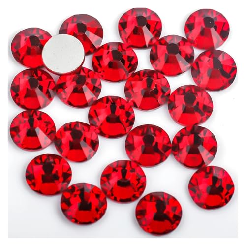Hotfix Strasssteine Crystal Nail Art Nicht Hotfix Strasssteine ​​Mondnacht Flache Rückseite Strass Glas Strass for Nail Art(Siam,SS3-1440pcs) von DUNSBY