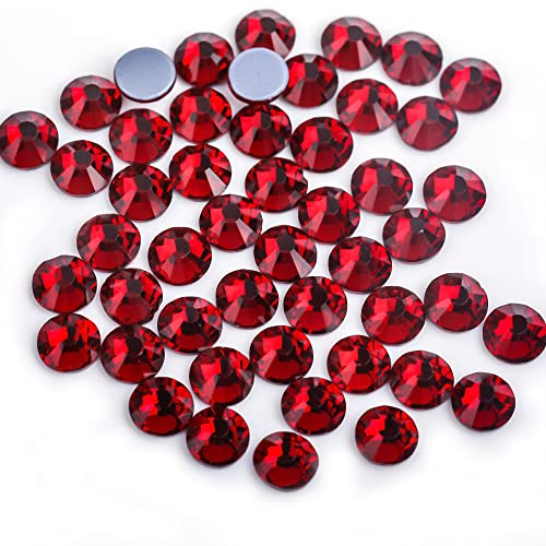 Hotfix Strasssteine Lila Samt Kristall Hot Fix Glas Strass Hotfix Eisen auf Strass Nähen Stoff Dekorationen(Grey,SS20-1440pcs) von DUNSBY