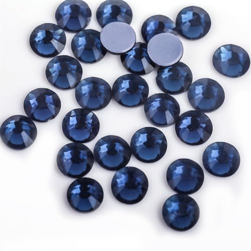 Hotfix Strasssteine Lila Samt Kristall Hot Fix Glas Strass Hotfix Eisen auf Strass Nähen Stoff Dekorationen(Multi-Colored,SS30-288pcs) von DUNSBY