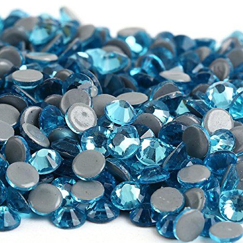 Hotfix Strasssteine Lila Samt Kristall Hot Fix Glas Strass Hotfix Eisen auf Strass Nähen Stoff Dekorationen(Orange,Mix Sizes 1000pcs) von DUNSBY