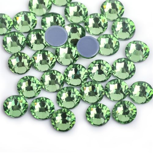 Hotfix Strasssteine Lila Samt Kristall Hot Fix Glas Strass Hotfix Eisen auf Strass Nähen Stoff Dekorationen(Transparent,SS20-1440pcs) von DUNSBY