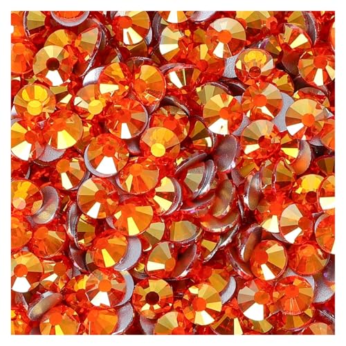 Hotfix Strasssteine SS3-SS30 Nicht Hotfix Strass Flatback Kristalle Steine ​​Nagel Edelsteine ​​Kleber Auf Diamant Strass(ORANGE,BEIGE_SS20-1440PCS) von DUNSBY