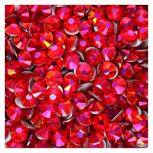 Hotfix Strasssteine SS3-SS30 Nicht Hotfix Strass Flatback Kristalle Steine ​​Nagel Edelsteine ​​Kleber Auf Diamant Strass(RED,BEIGE_SS20-1440PCS) von DUNSBY
