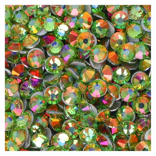 Hotfix Strasssteine SS3-SS30 Nicht Hotfix Strass Flatback Kristalle Steine ​​Nagel Edelsteine ​​Kleber Auf Diamant Strass(YELLOW1,BEIGE_SS20-1440PCS) von DUNSBY