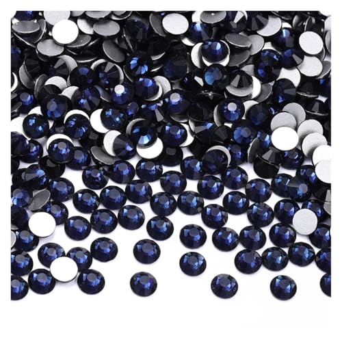 Hotfix Strasssteine SS4-SS20 1440 Stück Glitzerglas, runde Strasssteine, nicht Hotfix, Kristall-Nagelkunst-Edelsteine ​​für Hochzeitskleid, DIY-Dekoration(Montana,1440PCS_SS20(4.6MM-4.8MM)) von DUNSBY