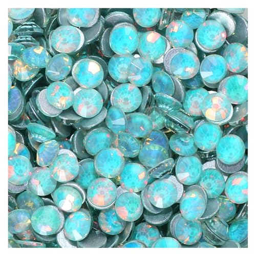 Hotfix Strasssteine SS6-SS30 Blaue Glas-Strasssteine, hell, nicht for Hotfixieren, flache Rückseite, for Aufkleben auf 3D-Steine ​​für DIY-Nägel(SS6-1440Pcs) von DUNSBY