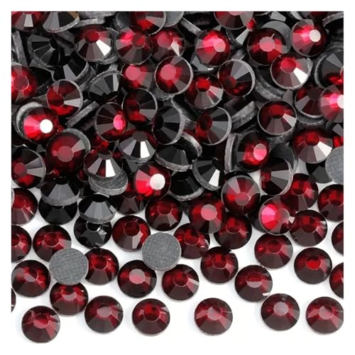Hotfix Strasssteine SS6-SS30 Kristallsteine ​​HotFix Strass Glitzer Kristall Strass Aufbügeln for Kleidungsstücke(Dark Siam,SS6-1440pcs) von DUNSBY