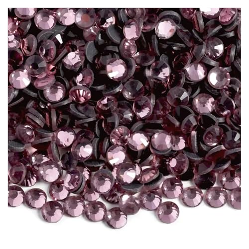 Hotfix Strasssteine SS6-SS30 Kristallsteine ​​HotFix Strass Glitzer Kristall Strass Aufbügeln for Kleidungsstücke(Light Amethyst,SS16-1440pcs) von DUNSBY