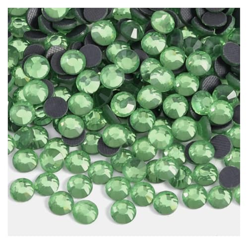 Hotfix Strasssteine SS6-SS30 Kristallsteine ​​HotFix Strass Glitzer Kristall Strass Aufbügeln for Kleidungsstücke(Light Peridot,SS30-288pcs) von DUNSBY