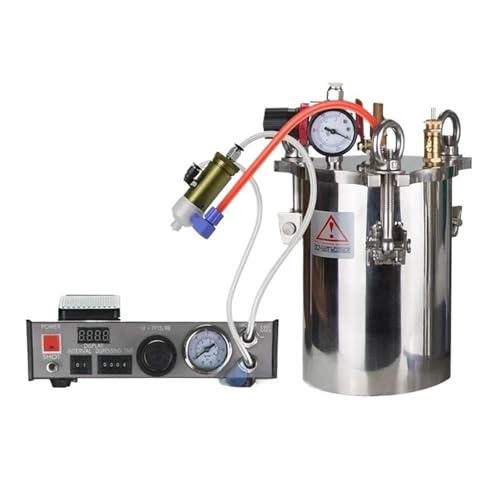 Stainless Steel Pressure Tank with Side Outlet Digitale Klebstoff-Dosiermaschine | Automatisches Etiketten-Doming-Tool for anaeroben Klebstoff/Harz (Einstellbare Durchflusskontrolle und Präzision(2LP Stainless Steel Pressure Tank with Side Outlet Digitale Klebstoff-Dosiermaschine | Automatisches Etiketten-Doming-Tool for anaeroben Klebstoff/Harz (Einstellbare Durchflusskontrolle und Präzision(2LP von DUOCAI