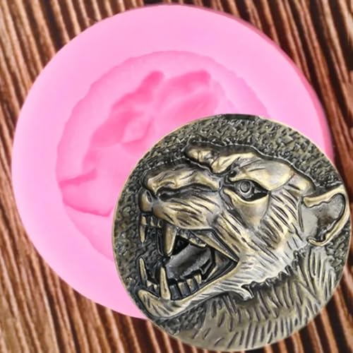 Blumen-Harzformen, 4,4 x 4,4 cm, Wolf-Silikonform, Schlüsselanhänger, Epoxidharz, Basteln, Schlüsselanhänger Blumen-Harzformen, 4,4 x 4,4 cm, Wolf-Silikonform, Schlüsselanhänger, Epoxidharz, Basteln, Schlüsselanhänger von DUOLAIYUNSO