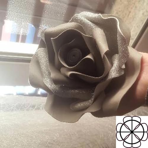 Metall-Stanzformen für Kartenherstellung, 15,2 x 15,2 cm, Blumen-Rose, Metall-Stanzformen für Scrapbooking, Fotoalbum, Papierkarten, Prägung, Dekoration Metall-Stanzformen für Kartenherstellung, 15,2 x 15,2 cm, Blumen-Rose, Metall-Stanzformen für Scrapbooking, Fotoalbum, Papierkarten, Prägung, Dekoration von DUOLAIYUNSO