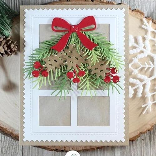 Metall-Stanzformen für Kartenherstellung, 15,8 x 8,2 cm, Weihnachtsblätter, Metall-Stanzformen für Scrapbooking, Album, Papierkarten, Dekoration Metall-Stanzformen für Kartenherstellung, 15,8 x 8,2 cm, Weihnachtsblätter, Metall-Stanzformen für Scrapbooking, Album, Papierkarten, Dekoration von DUOLAIYUNSO