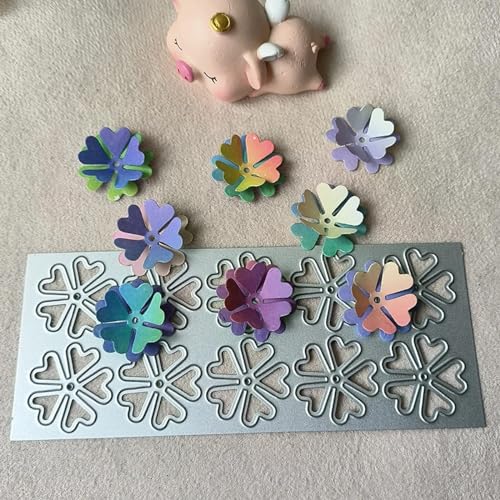 Metall-Stanzformen für Kartenherstellung, 5,8 x 14,2 cm, Floret-Blumen, Metall-Stanzformen für Scrapbooking, geprägtes Fotoalbum, Dekoration von DUOLAIYUNSO