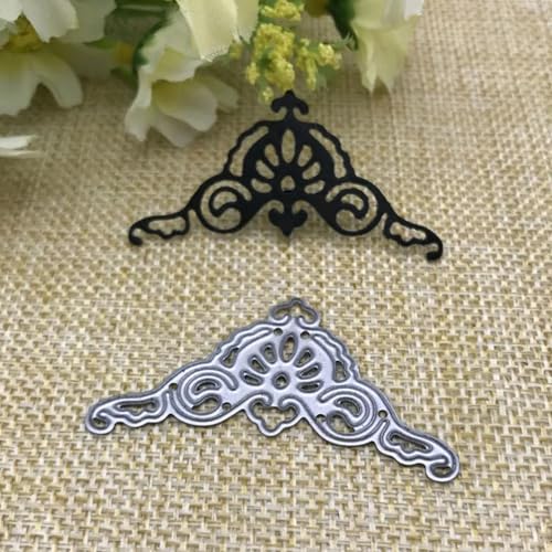 Metall-Stanzformen für Kartenherstellung, 5 x 2,9 cm, Blumenspitze, Metall-Stanzformen für Scrapbooking, Prägung, Papier, Kartenhandwerk von DUOLAIYUNSO