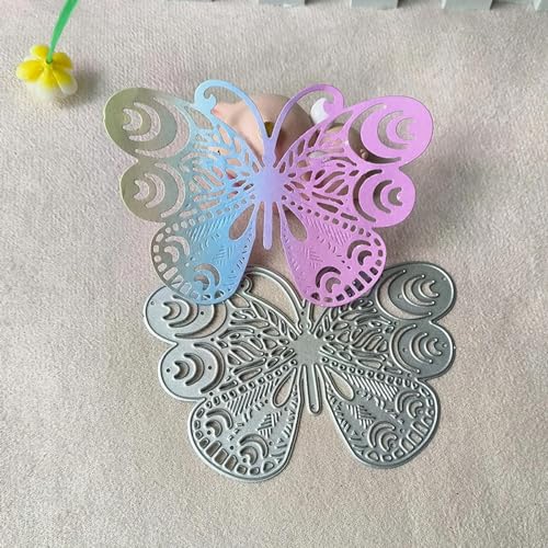 Metall-Stanzformen für Kartenherstellung, 7 x 10,2 cm, Schmetterling, Metall-Stanzformen für Scrapbooking, geprägtes Fotoalbum, Dekoration Metall-Stanzformen für Kartenherstellung, 7 x 10,2 cm, Schmetterling, Metall-Stanzformen für Scrapbooking, geprägtes Fotoalbum, Dekoration von DUOLAIYUNSO