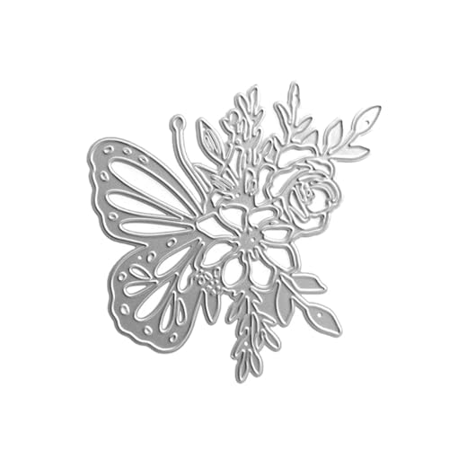 Metall-Stanzformen für Kartenherstellung, Blumen-Metall-Stanzformen für Scrapbooking, Prägung, Papier, Karten, Vorlage, Dekoration, 8,9 x 9,1 cm Metall-Stanzformen für Kartenherstellung, Blumen-Metall-Stanzformen für Scrapbooking, Prägung, Papier, Karten, Vorlage, Dekoration, 8,9 x 9,1 cm von DUOLAIYUNSO
