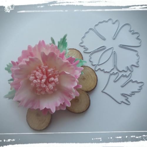 Metall-Stanzschablonen für Kartenherstellung, 11,8 x 8,4 cm, schöne Blume, Metall-Stanzformen für Scrapbooking, Papierstempel, Dekoration von DUOLAIYUNSO
