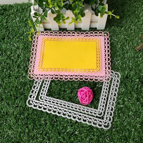 Metall-Stanzschablonen für Kartenherstellung, 17 x 11,9 cm, Spitze, Fotorahmen, Hintergrund, Metall-Stanzformen für Scrapbooking, Album, Papierkarten, Dekoration Metall-Stanzschablonen für Kartenherstellung, 17 x 11,9 cm, Spitze, Fotorahmen, Hintergrund, Metall-Stanzformen für Scrapbooking, Album, Papierkarten, Dekoration von DUOLAIYUNSO