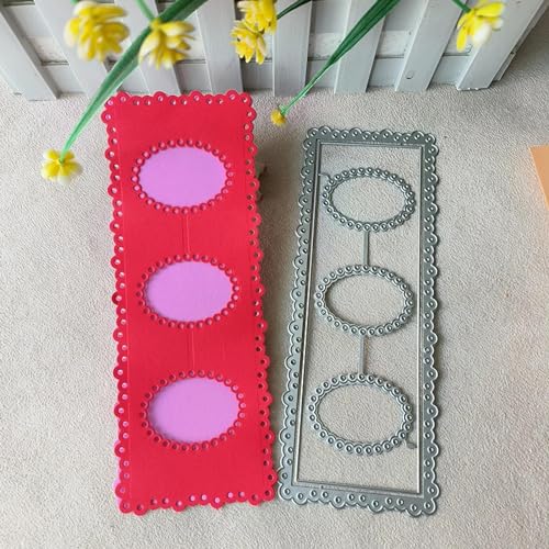 Metall-Stanzschablonen für Kartenherstellung, 7,9 x 20,6 cm, Spitzen-Album, Hintergrund, Rahmen, Metall-Stanzformen für Scrapbooking, Fotoalbum, Kartenherstellung, Dekoration Metall-Stanzschablonen für Kartenherstellung, 7,9 x 20,6 cm, Spitzen-Album, Hintergrund, Rahmen, Metall-Stanzformen für Scrapbooking, Fotoalbum, Kartenherstellung, Dekoration von DUOLAIYUNSO