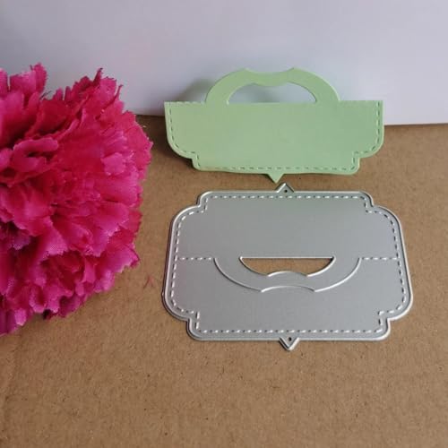 Metall-Stanzschablonen für Kartenherstellung, 7,9 x 6,5 cm, Handtaschen-Metall-Stanzformen für Scrapbooking, Papierkarten, Prägung, Handwerk Metall-Stanzschablonen für Kartenherstellung, 7,9 x 6,5 cm, Handtaschen-Metall-Stanzformen für Scrapbooking, Papierkarten, Prägung, Handwerk von DUOLAIYUNSO