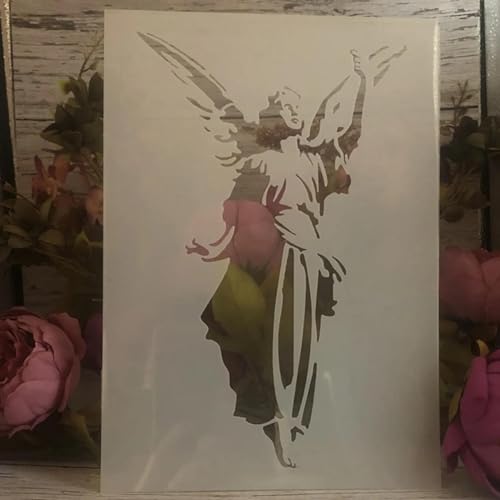 Schablonen zum Basteln, wiederverwendbar, A4, 29 cm, Liebespaar, Kuss-Freunde, Schablonen zum Malen, Zeichenvorlagen zum Malen auf Holz, Wand, Möbelstil K von DUOLAIYUNSO