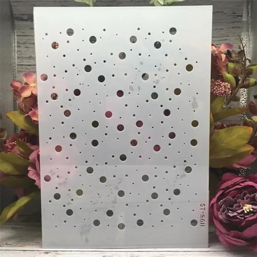 Schablonen zum Malen an Wänden, A4, 29 cm, Ziegelmauer, Fenster, wiederverwendbar, Zeichnen, Malen, Bastelvorlagen für Wandpapier, Kunst, Scrapbooking, Heimdekoration, Stil E von DUOLAIYUNSO