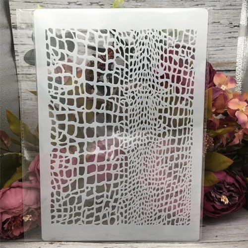 Schablonen zum Malen auf Holz, A4, 29 cm, Blätter, Texturvorlagen zum Zeichnen, Kartenherstellung, wiederverwendbare Schablonen für Leinwand, Möbel, Papier, Basteln, Stil C Schablonen zum Malen auf Holz, A4, 29 cm, Blätter, Texturvorlagen zum Zeichnen, Kartenherstellung, wiederverwendbare Schablonen für Leinwand, Möbel, Papier, Basteln, Stil C von DUOLAIYUNSO