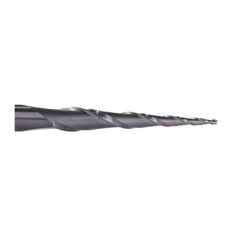Schaftfräser 1 PCS Vollhartmetall-beschichteter Kegelkugelkopf-CNC-Fräser Fräser for Metall-Schaftfräser(R1.0-15-D4) von DURAVIK