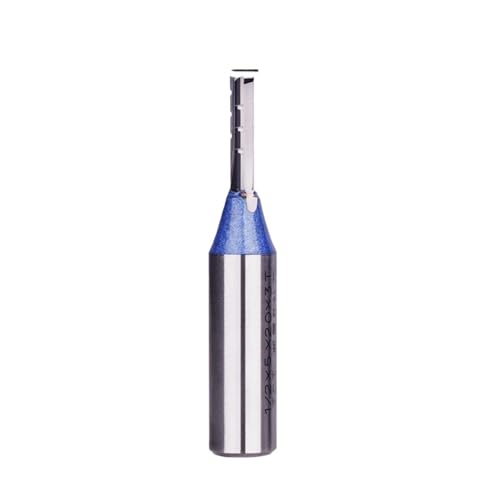 Schaftfräser 1 Stück Ablängfräser 1/2 Schaft 3-schneidig gerader Hartmetallfräser, geeignet for Sperrholz, Spanplatten, mitteldichte Faserplatten(TCT3-D6.0-L22) von DURAVIK