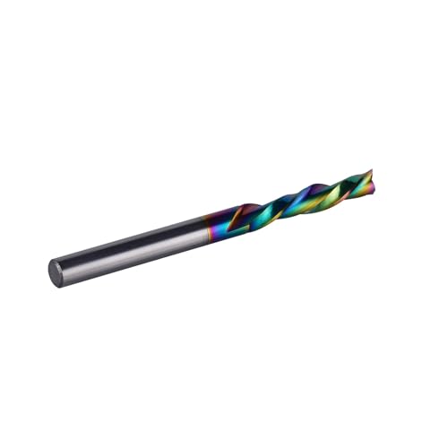 Schaftfräser 1 Stück DLC-beschichteter Vollhartmetallfräser 3,1 4 6 8 6,35 mm 2-Flöten-Spiralfräser Schaftfräser Ablängfräser(DWD2F-D12.0-L45) von DURAVIK