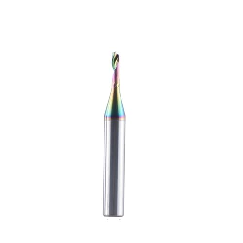 Schaftfräser 1 Stück Fräser Bohrer 3 4 5 6 8 mm beschichteter einflötenschaftiger Schaftfräser for Schneiden von Aluminiumtüren und -fenstern(D10.0-L30(65)-100) von DURAVIK