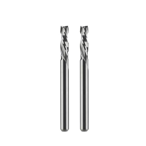 Schaftfräser 2 teile/los CNC zwei spirale flöte kompression ende mühle oberen und unteren hartmetall fräser cutter fräser bit(2PC-SP2FC-D10.0-L45) von DURAVIK