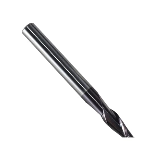 Schaftfräser 4 Stück/Los Vollhartmetall Zoll Größe 3,175 mm Kugelkopf konischer Schaftfräser Fräser konischer Metallfräser(4PCS-D3.175-HSi) von DURAVIK