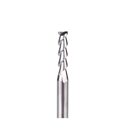 Schaftfräser 5 Stück 2 Kantenfräser Wolframlegierung Schaftfräser CNC Aluminium Fräser for Aluminium(5PCS-AU2E-D5.0-H6) von DURAVIK