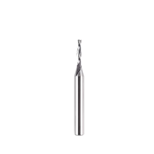 Schaftfräser Fräser mit 8 mm Schaftdurchmesser, auf- und abschneidend, 2 Nuten, Spiral-Hartmetallfräser, CNC-Fräser, Kompressions-Schaftfräser(SP2FC-D6.0-L24-H8) von DURAVIK