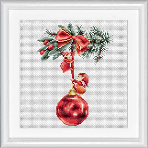 Dutch Stitch Brothers - Gezählte Kreuzstiche - DSB018A - Weihnachtselfen 2- Aida - 9.8 x 9.8 Inch - DIY für Erwachsene von DUTCH STITCH BROTHERS